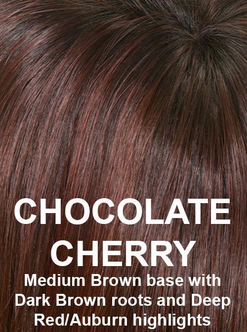 dark reddish brown chocolate cherry hair color